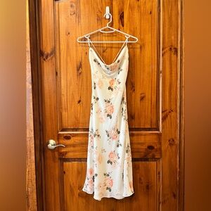 Abercrombie & Fitch Floral Spaghetti Strap Dress